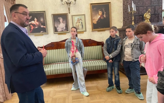 Экскурсия учащихся школы в «Музей-усадьбу М.К.Огинского» в аг. Залесье Сморгонского района