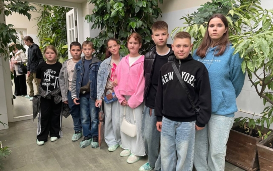 Экскурсия учащихся школы в оранжерею «Зимний сад» средней школы №2 г. Сморгони