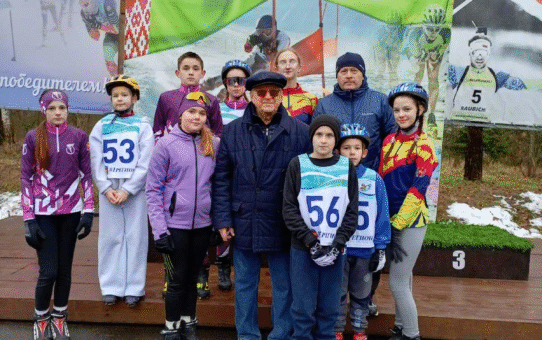 Команда учащихся школы приняла участие в открытом кубке по лыжероллерам (лыжным гонкам) среди детей и подростков "Кубок Надежды" в аг. Мир