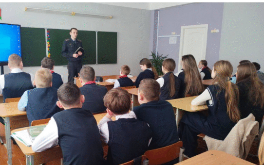 Профилактическая беседа с участием участкового инспектора ИДН Ошмянского РОВД