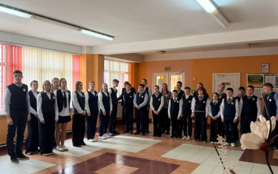 Линейка, посвящённая окончанию 3 четверти